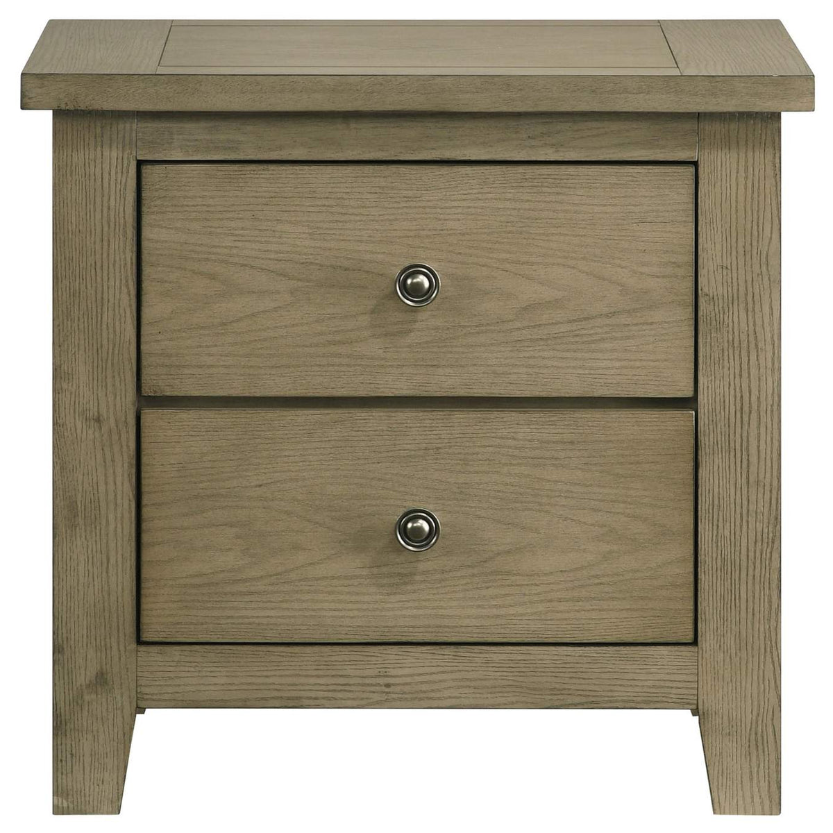 207532 Hazlewood 2-drawer Nightstand Bedside Table Vineyard Oak