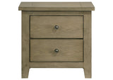 207532 Hazlewood 2-drawer Nightstand Bedside Table Vineyard Oak