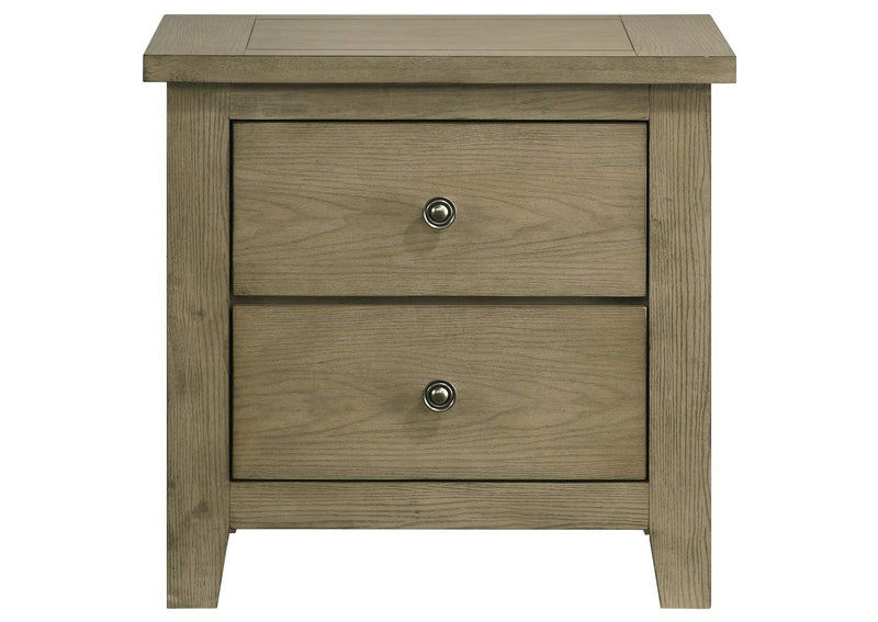 207532 Hazlewood 2-drawer Nightstand Bedside Table Vineyard Oak