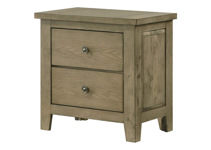 207532 Hazlewood 2-drawer Nightstand Bedside Table Vineyard Oak