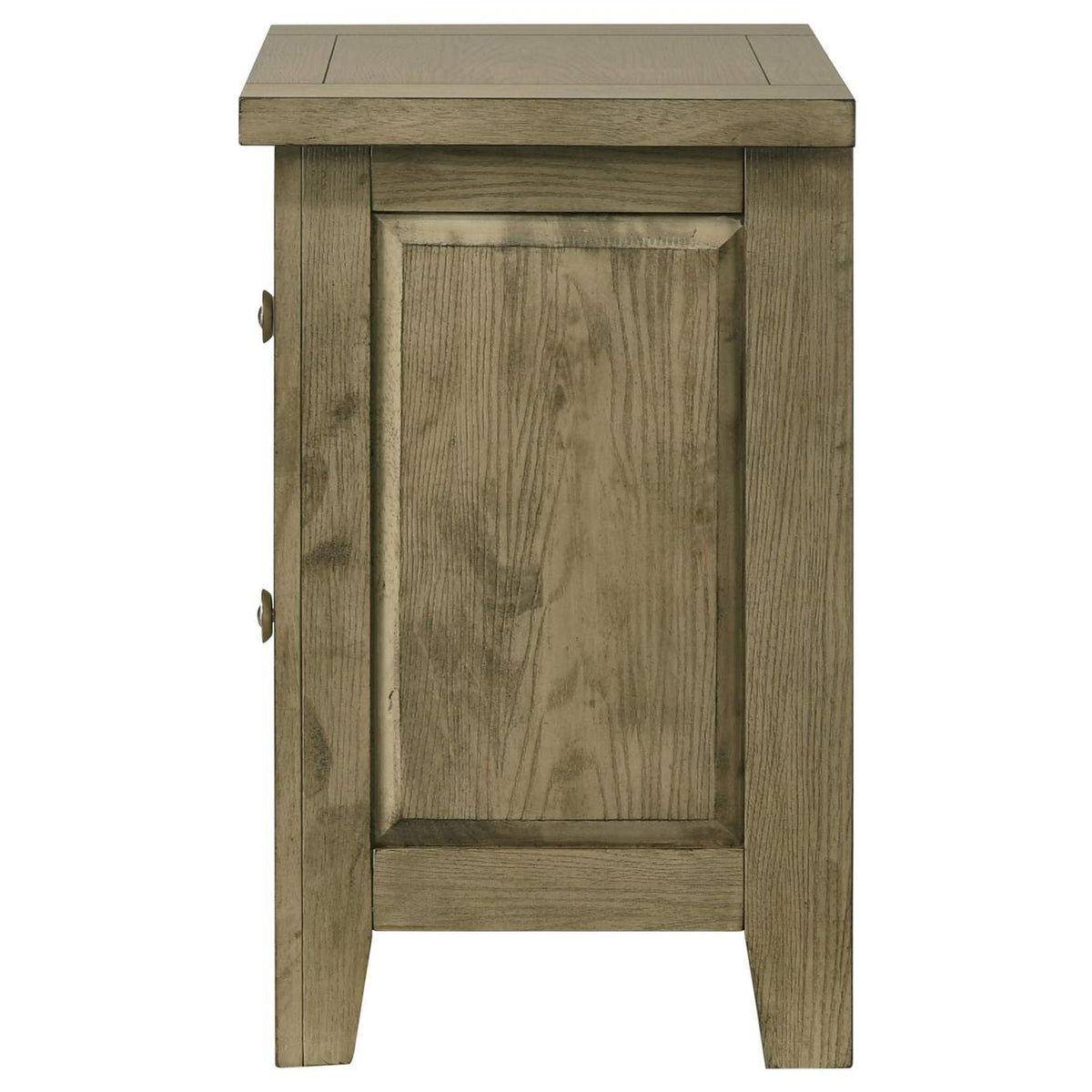 207532 Hazlewood 2-drawer Nightstand Bedside Table Vineyard Oak
