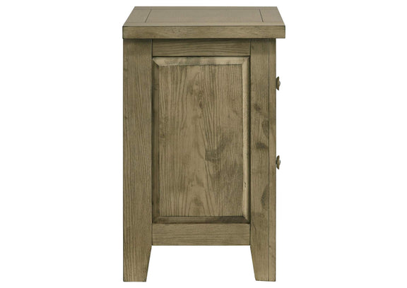 207532 Hazlewood 2-drawer Nightstand Bedside Table Vineyard Oak