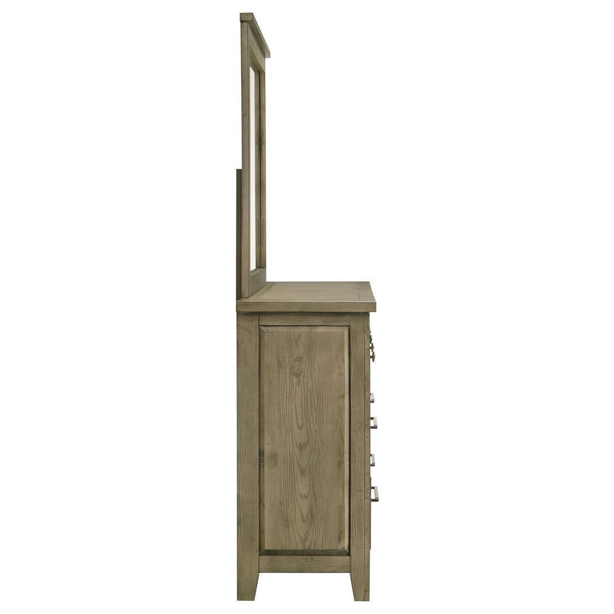 207533M Hazlewood 6-drawer Bedroom Dresser with Mirror Vineyard Oak