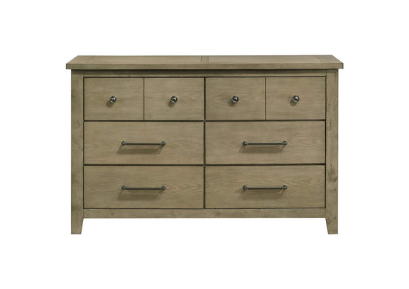 207533 Hazlewood 6-drawer Bedroom Dresser Cabinet Vineyard Oak