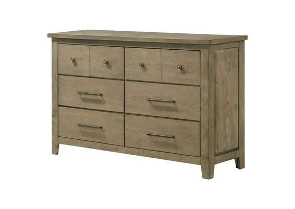 207533 Hazlewood 6-drawer Bedroom Dresser Cabinet Vineyard Oak