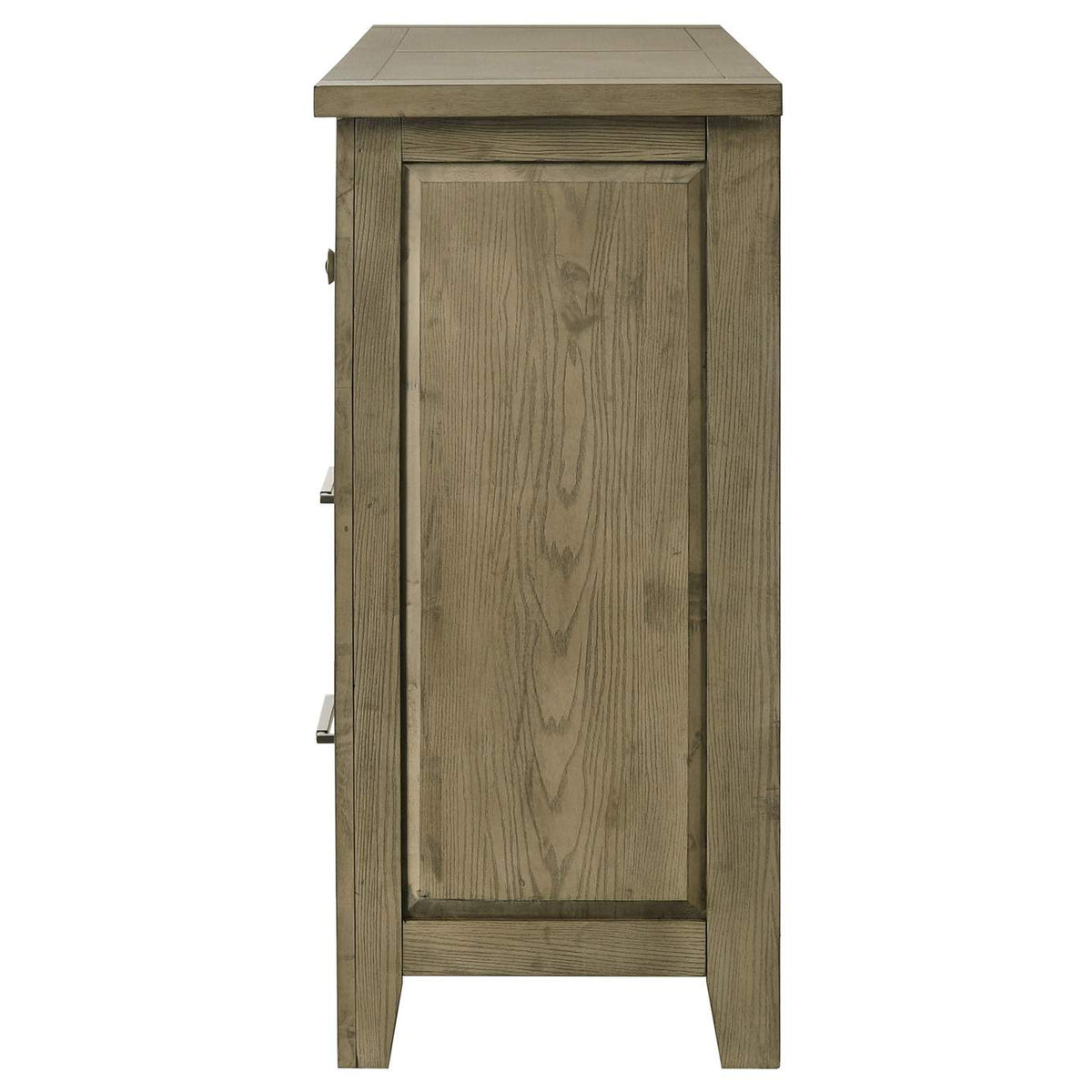 207533 Hazlewood 6-drawer Bedroom Dresser Cabinet Vineyard Oak