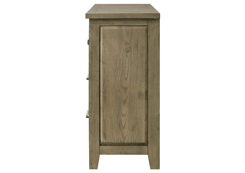 207533 Hazlewood 6-drawer Bedroom Dresser Cabinet Vineyard Oak