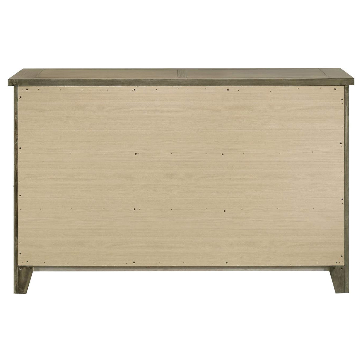 207533 Hazlewood 6-drawer Bedroom Dresser Cabinet Vineyard Oak