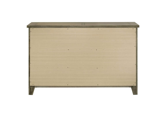 207533 Hazlewood 6-drawer Bedroom Dresser Cabinet Vineyard Oak