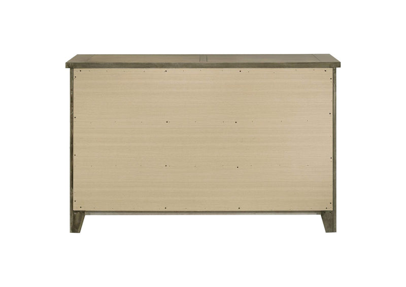 207533 Hazlewood 6-drawer Bedroom Dresser Cabinet Vineyard Oak