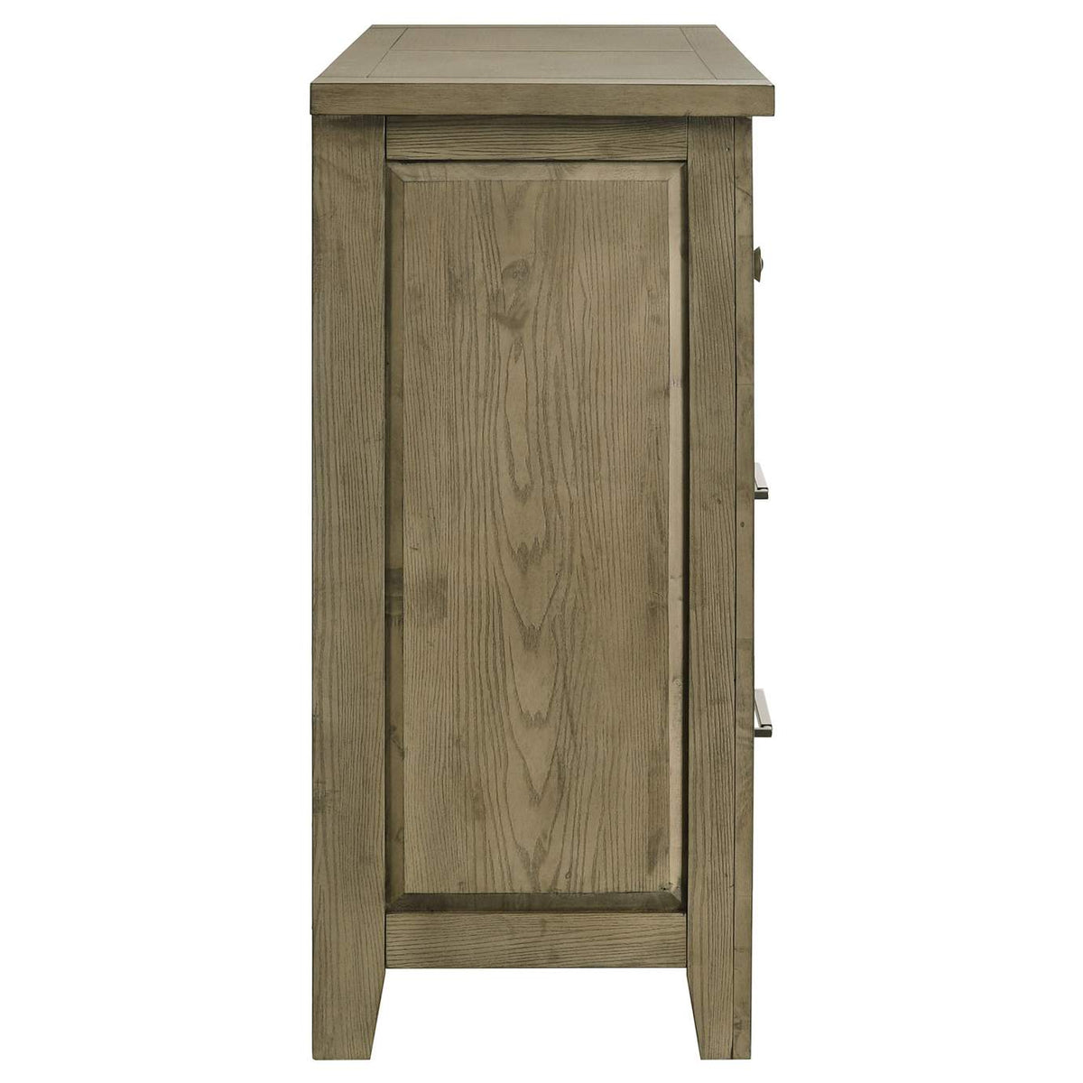 207533 Hazlewood 6-drawer Bedroom Dresser Cabinet Vineyard Oak