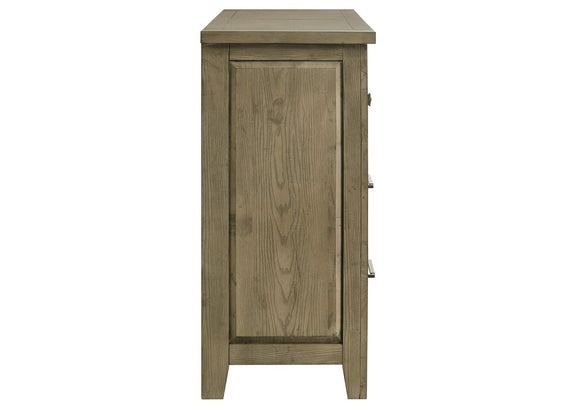 207533 Hazlewood 6-drawer Bedroom Dresser Cabinet Vineyard Oak