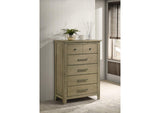207535 Hazlewood 5-drawer Bedroom Chest of Drawers Vineyard Oak