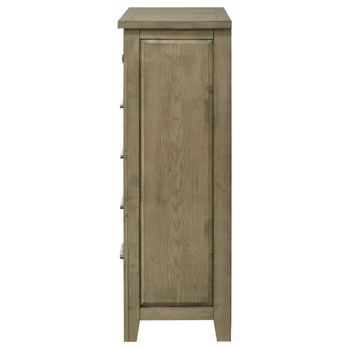 207535 Hazlewood 5-drawer Bedroom Chest of Drawers Vineyard Oak