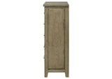 207535 Hazlewood 5-drawer Bedroom Chest of Drawers Vineyard Oak