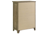 207535 Hazlewood 5-drawer Bedroom Chest of Drawers Vineyard Oak