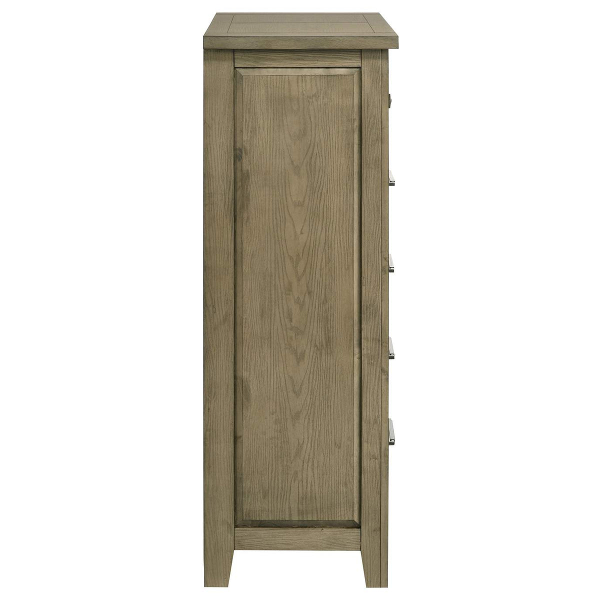207535 Hazlewood 5-drawer Bedroom Chest of Drawers Vineyard Oak