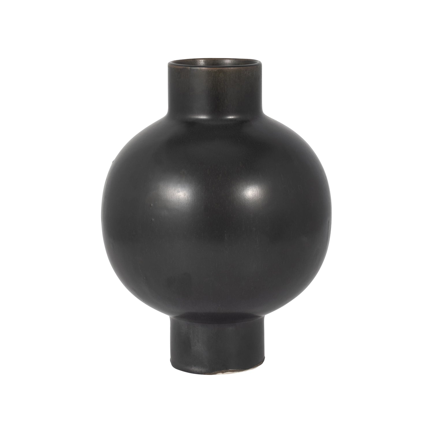 Ceramic 11" Bubble Vase - Gray