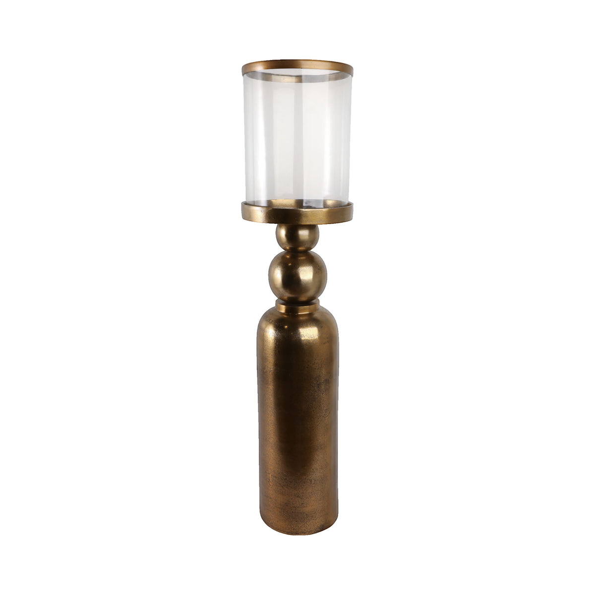 Glenpool Large Candle Holder - Gold
