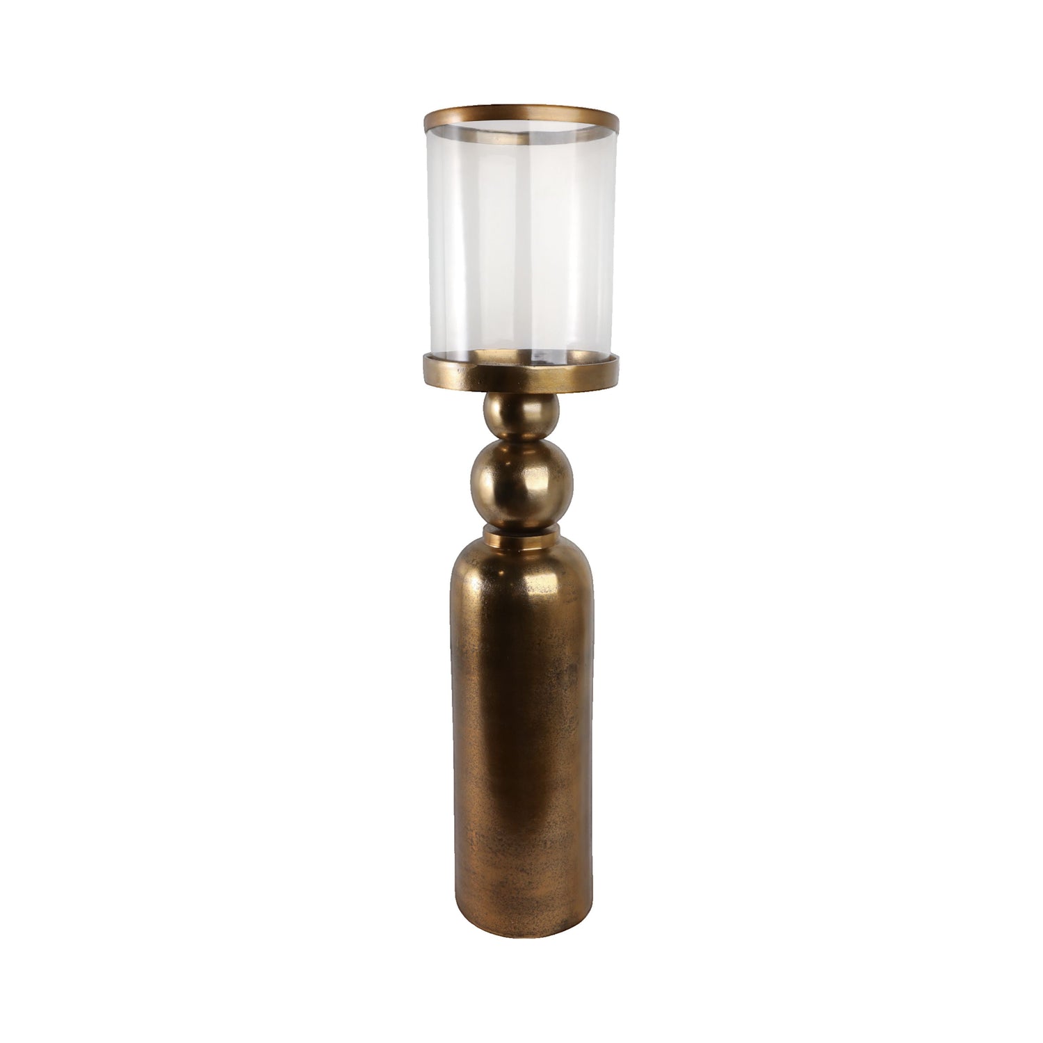 Glenpool Large Candle Holder - Gold