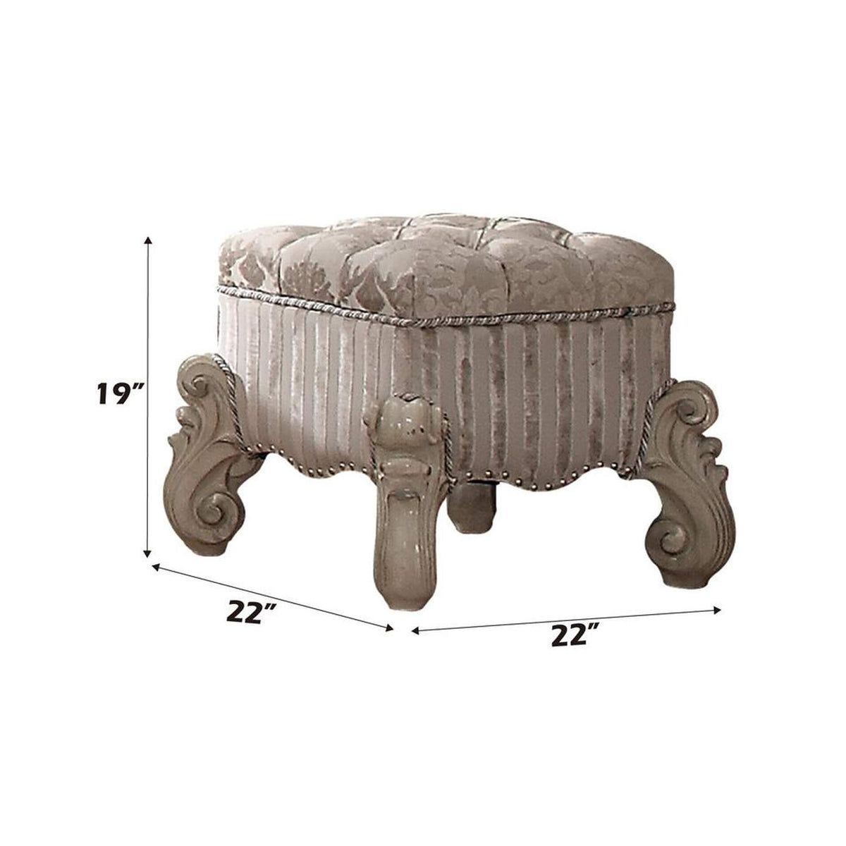 21138 Versailles Vanity Stool