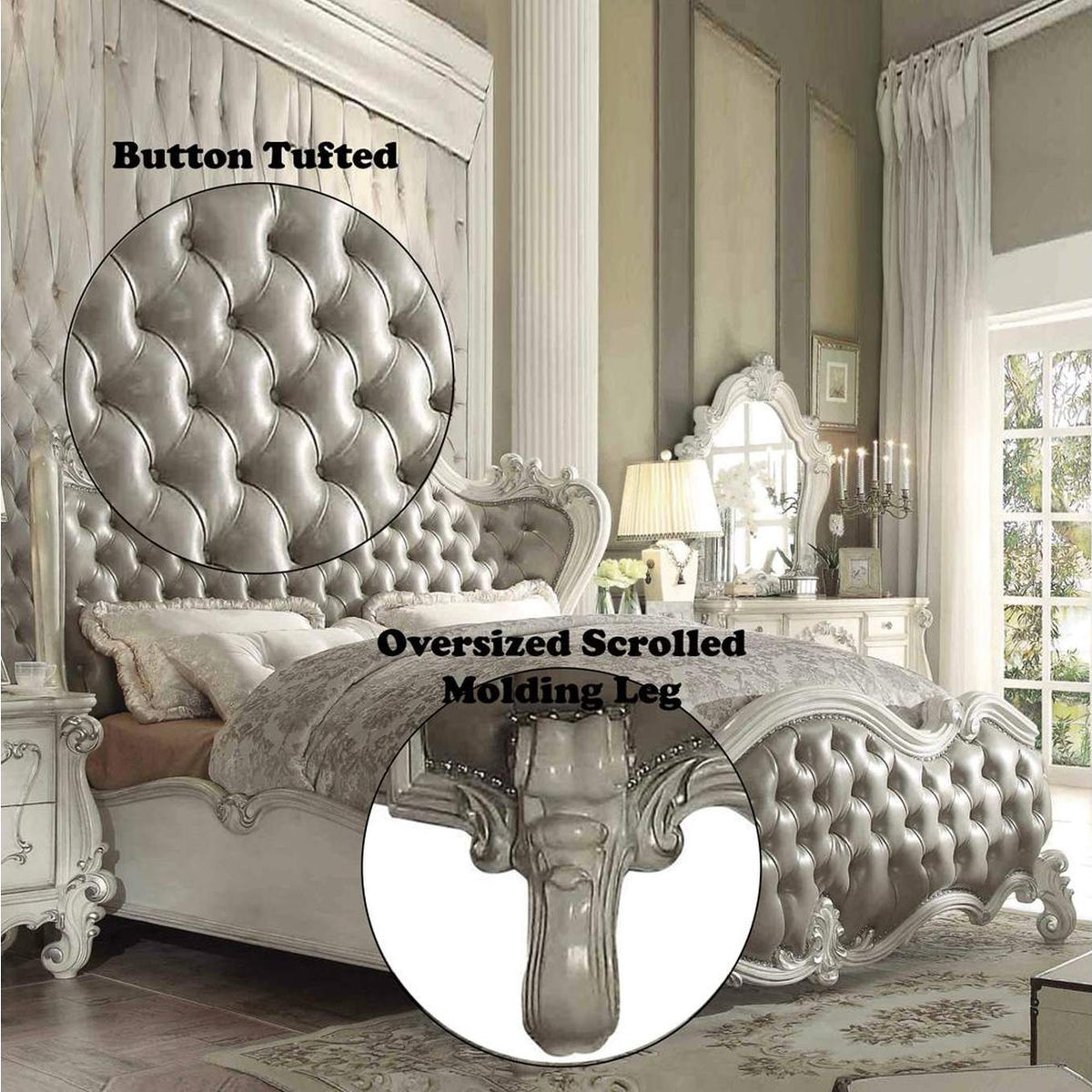 21150Q Versailles Queen Bed