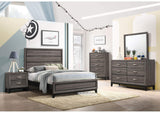 Watson Five-piece Full Bedroom Set Grey Oak