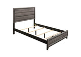 Watson Wood Full Panel Bed Grey Oak