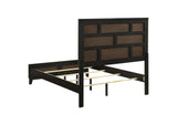 212421F Watson Wood Full Panel Bed Grey Oak