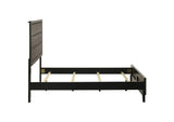 212421F Watson Wood Full Panel Bed Grey Oak