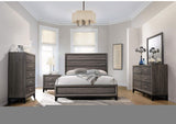 Watson Five-piece Eastern King Bedroom Set Grey Oak