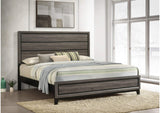 212421KE Watson Wood Eastern King Panel Bed Grey Oak