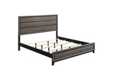 Watson Wood Eastern King Panel Bed Grey Oak
