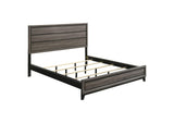 Watson Wood California King Panel Bed Grey Oak