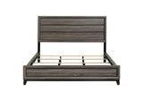 212421KW Watson Wood California King Panel Bed Grey Oak