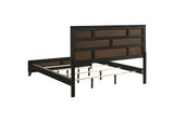 212421KW Watson Wood California King Panel Bed Grey Oak