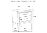 212421Q-S4 Watson Four-piece Queen Bedroom Set Grey Oak