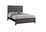 212421Q Watson Wood Queen Panel Bed Grey Oak