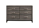 212421T-S4 Watson Four-piece Twin Bedroom Set Grey Oak