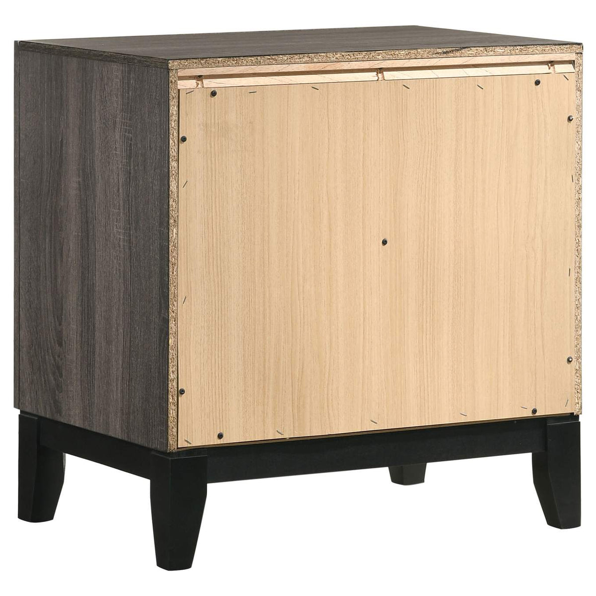 212422 Watson 2-drawer Nightstand Grey Oak