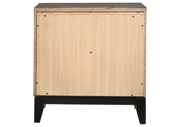 212422 Watson 2-drawer Nightstand Grey Oak