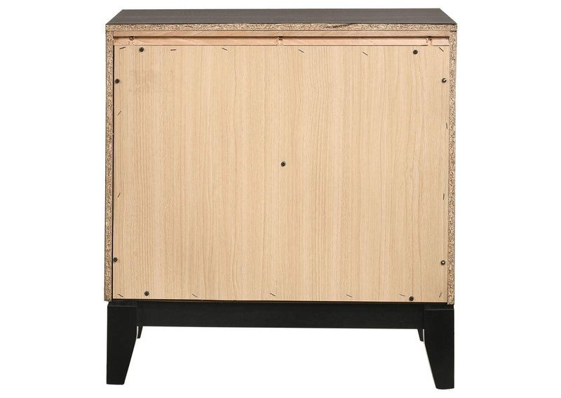 212422 Watson 2-drawer Nightstand Grey Oak