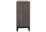 212423 Watson 6-drawer Dresser Grey Oak