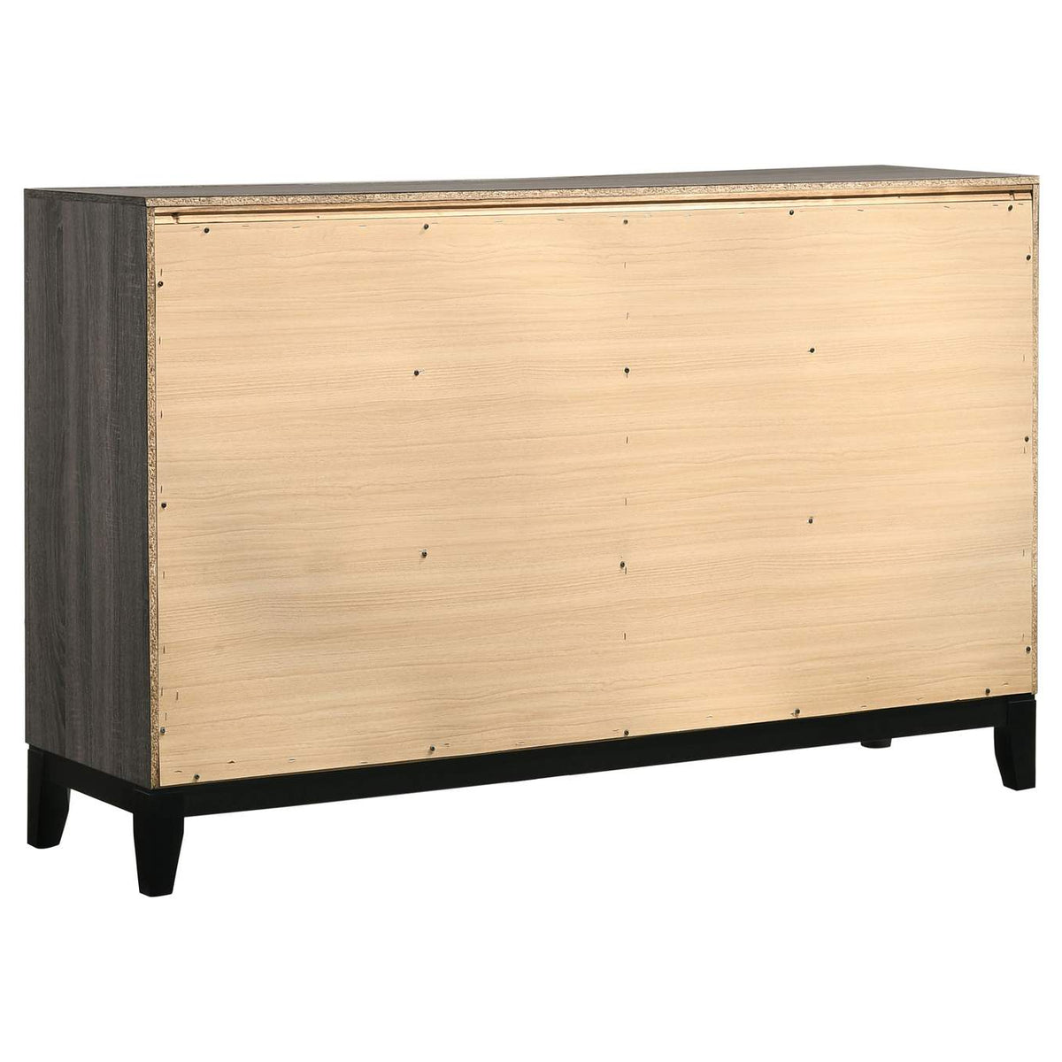 212423 Watson 6-drawer Dresser Grey Oak