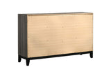 212423 Watson 6-drawer Dresser Grey Oak
