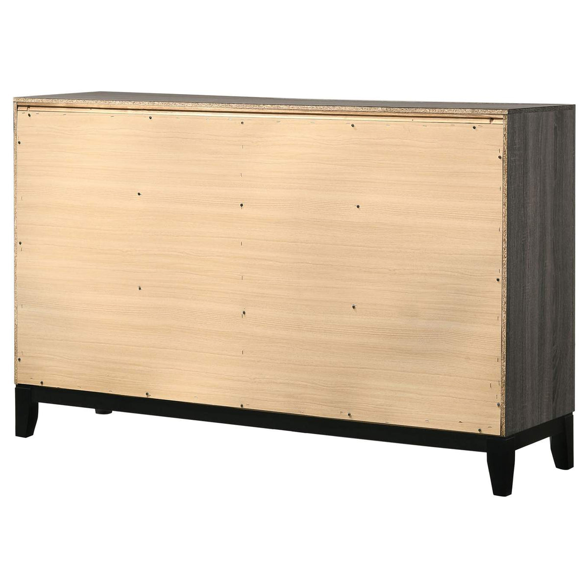 212423 Watson 6-drawer Dresser Grey Oak