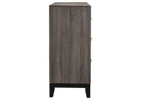 212423 Watson 6-drawer Dresser Grey Oak