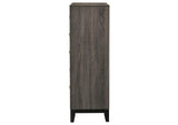 212425 Watson 5-drawer Bedroom Chest Grey Oak