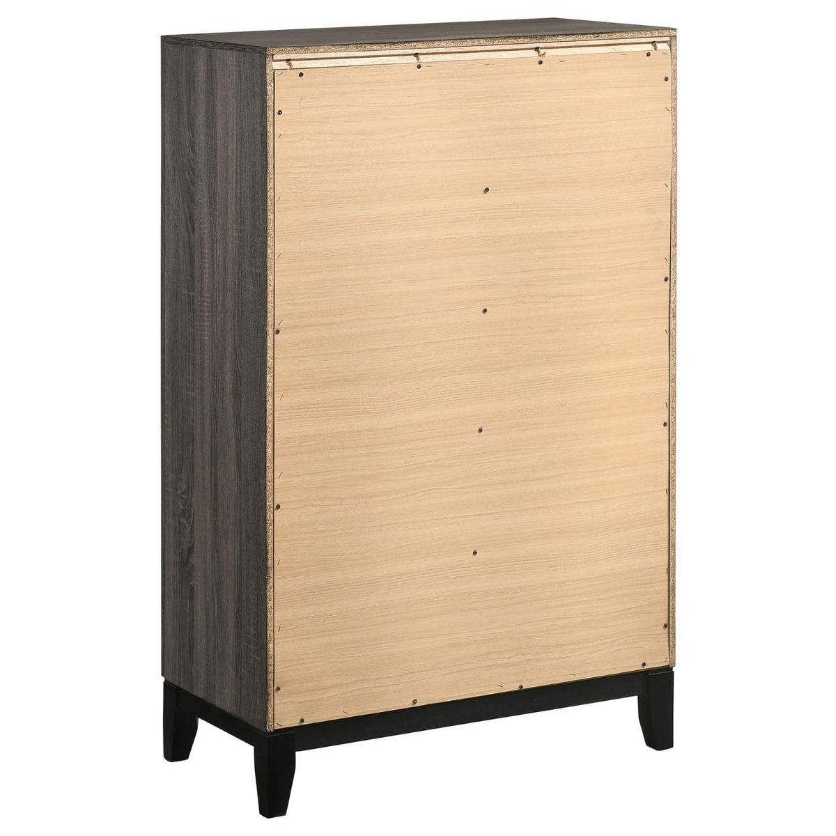 212425 Watson 5-drawer Bedroom Chest Grey Oak