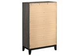 212425 Watson 5-drawer Bedroom Chest Grey Oak